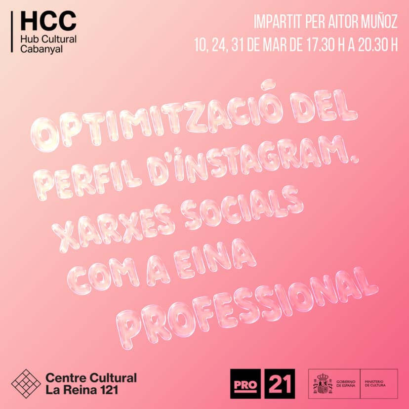 Optimització del perfil d’Instagram. Xarxes socials com a eina professional